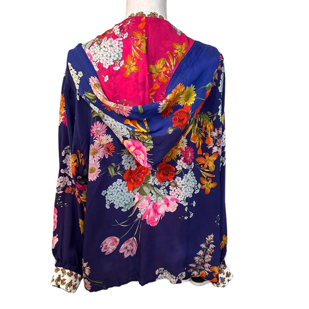 NWOT Johnny Was Reversible Floral Jacket - Size L - Picture 10 of 12